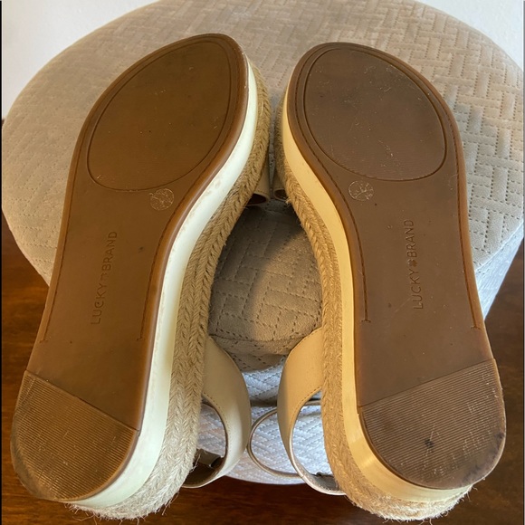Lucky Brand Jeneka Espadrille Platform Sandals - Picture 6 of 7